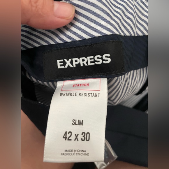 Express Men’s Slim Stretch Slack Pants - Picture 4 of 4